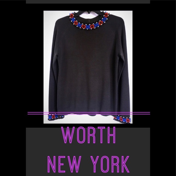 Worth Wool Pull-over Long Sleeves Top - Picture 1 of 6